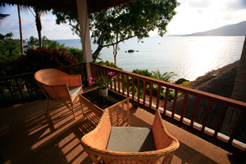 Beachfront room