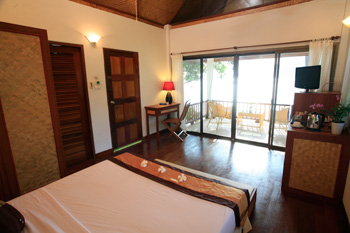 Beachfront room
